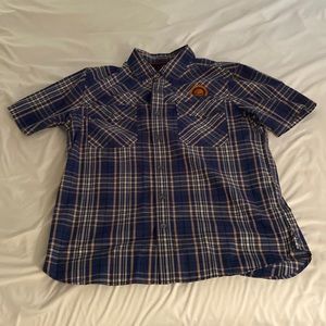 Never worn Harley David buton up shirt XL